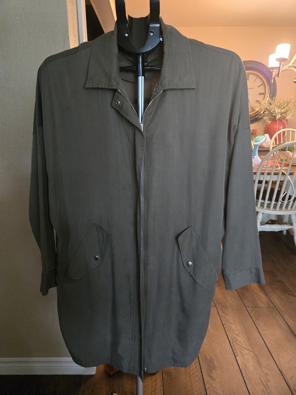 Forever 21  Womens Olive Green Utility Jacket